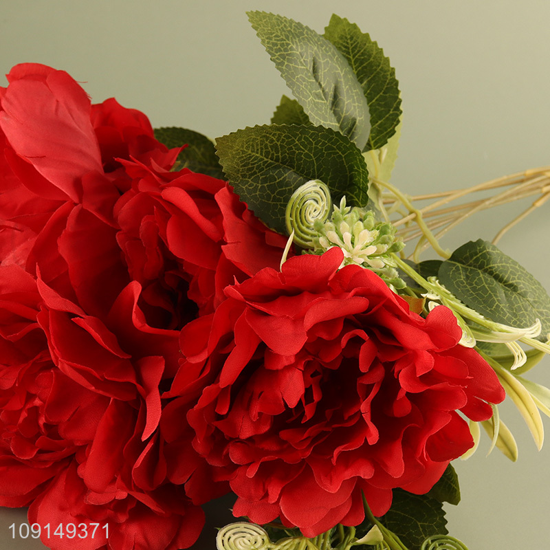 Hot Selling Artificial Flower Fake Plant for Home Office Table Centerpieces