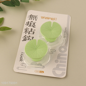 China products 2pcs household heavy duty sticky hook wall hook set