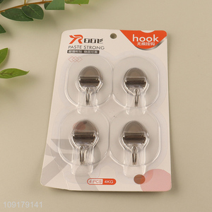 Top quality 4pcs paste strong household sticky hook wall hook