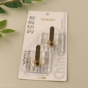 Good quality 2pcs bathroom kitchen sticky hook wall hook