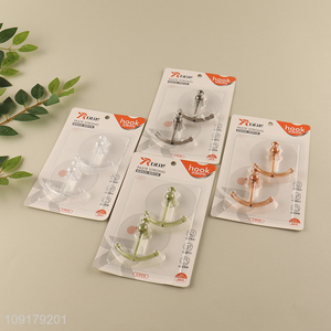 Yiwu market 2pcs creative sticky hook wall hook for sale