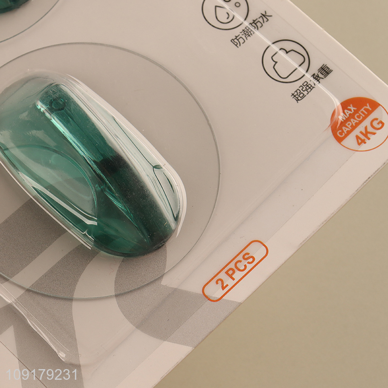 Top selling 2pcs simple sticky hook wall hook coat hook