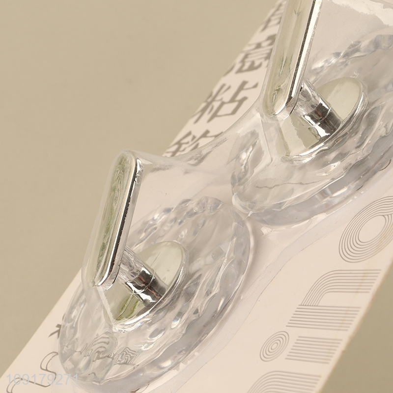 Good sale 2pcs round household sticky hook wall hook set