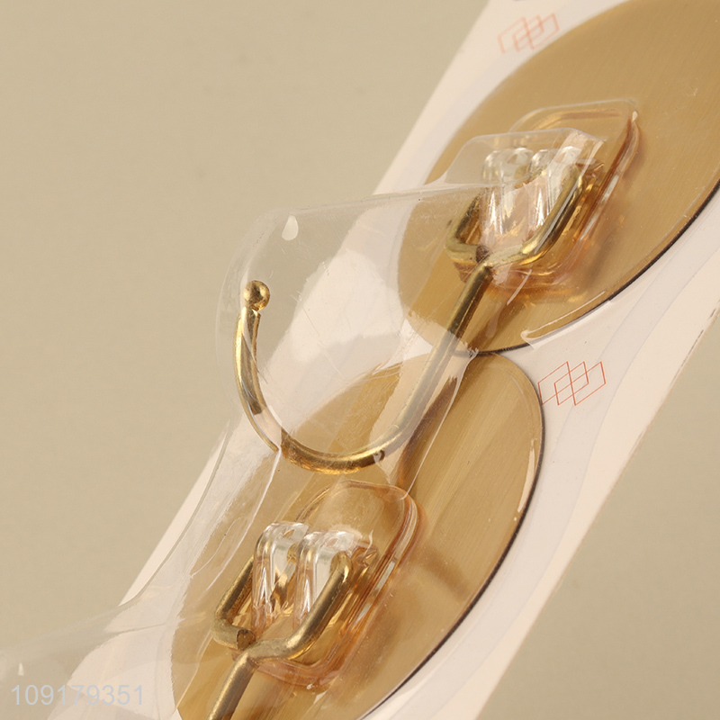 Top selling 2pcs round heavy duty sticky hook wall hook