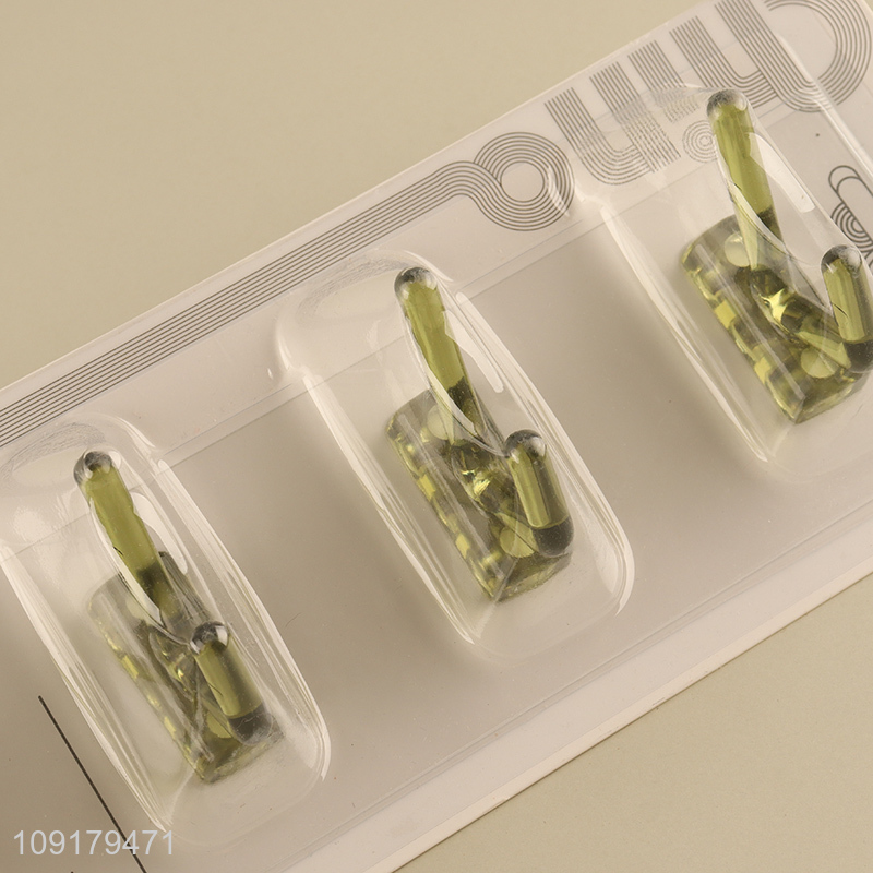 Good selling household traceless creative sticky hook wall hook coat hook