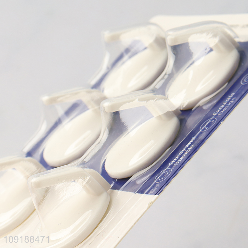 China Imports 6 Pieces Heavy Duty Wall Hanging Hooks Adhesive Hooks