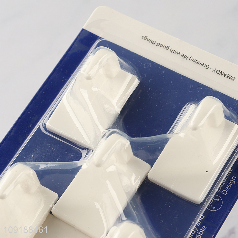 Good Quality 5 Pieces Adhesive Hooks Utility Hooks Wall Hanging Hooks