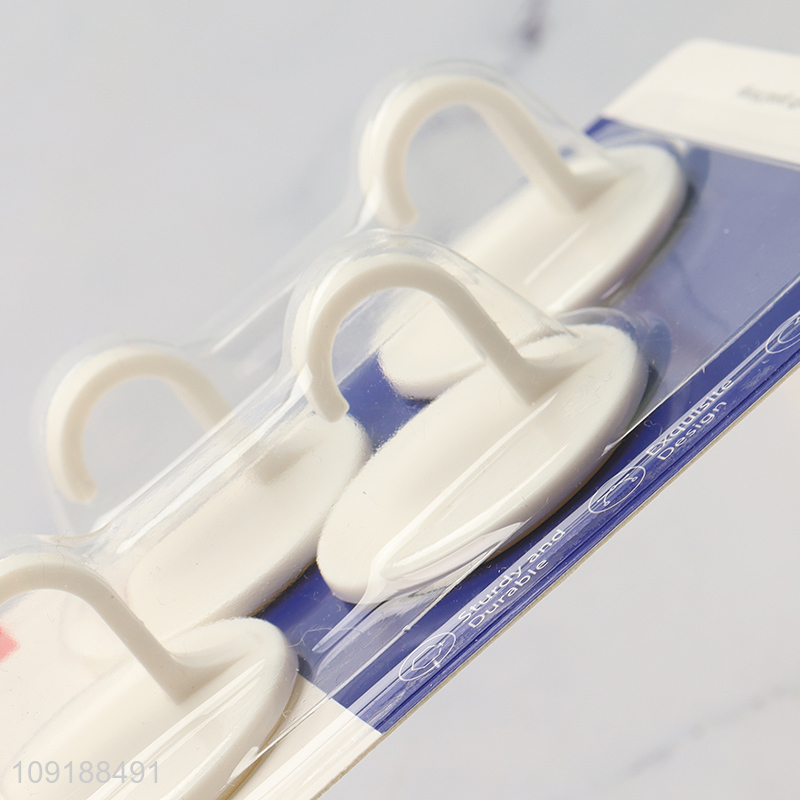 New Product 4 Pieces All Purporse Adhesive Hooks Wall Hanging Hooks