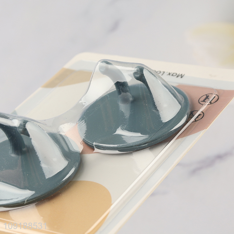 High Quality 2 Pieces Adhesive Hooks Wall Mounted Coat Towel Hooks