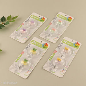 Good Quality 2PCS Cute Utility Hooks Adhesive Hooks for Hanging Towel
