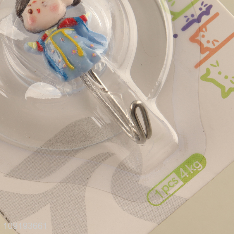 Hot Selling 2PCS Cute Utility Hooks Adhesive Towel Hooks for Hanging