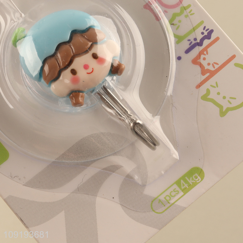 High Quality 2PCS Cute Adhesive Hooks Heavy Duty Wall Adhesive Hooks
