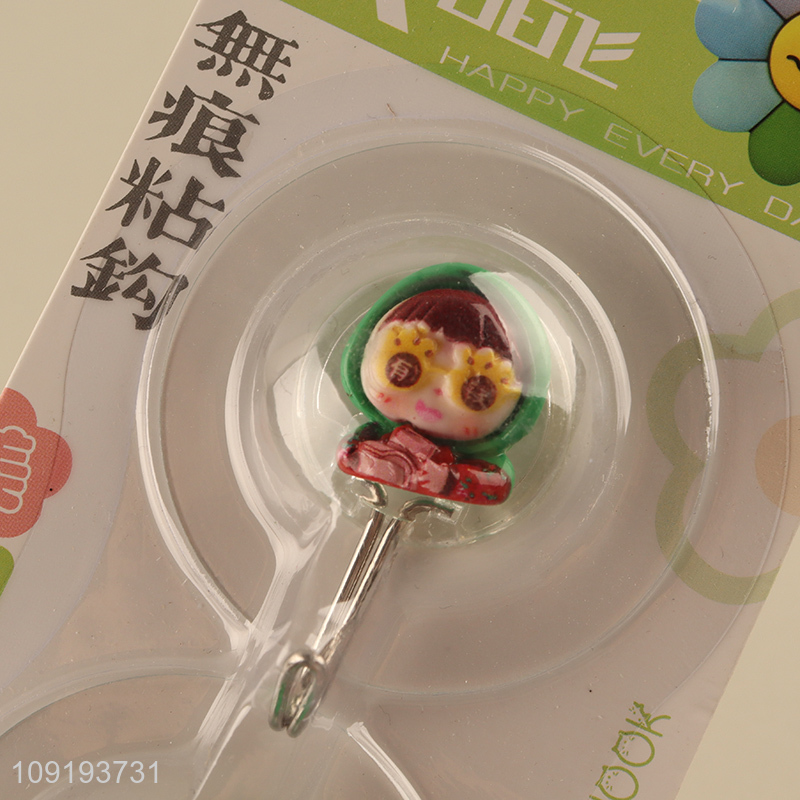 Online Wholesale 2PCS Cute Hooks Adhesive Hooks Towel Hooks Coat Hooks