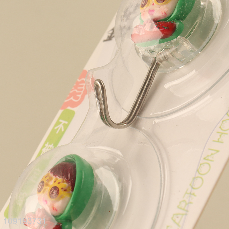 Online Wholesale 2PCS Cute Hooks Adhesive Hooks Towel Hooks Coat Hooks