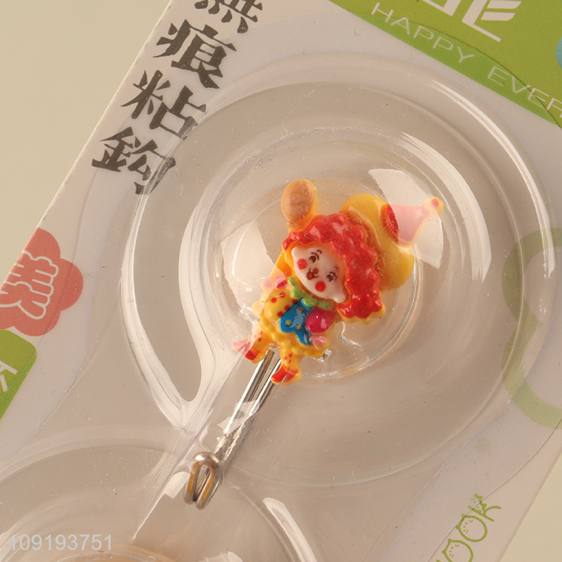 New Arrival 2PCS Cute Hooks Heavy Duty Adhseive Hooks for Kitchen