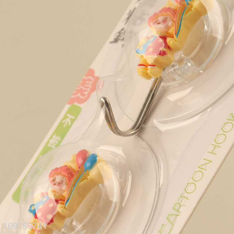 Good Quality 2PCS Cute Wall Hooks Strong Adhesive Hooks for Hanging
