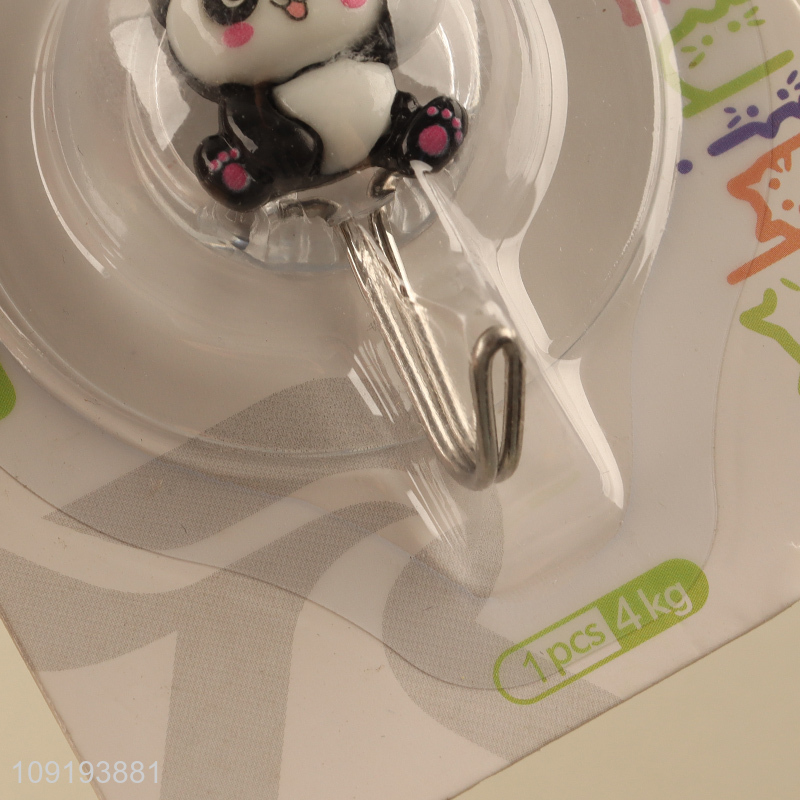High Quality 2PCS Cute Panda Hooks Self Adhseive Hooks for Kitchen
