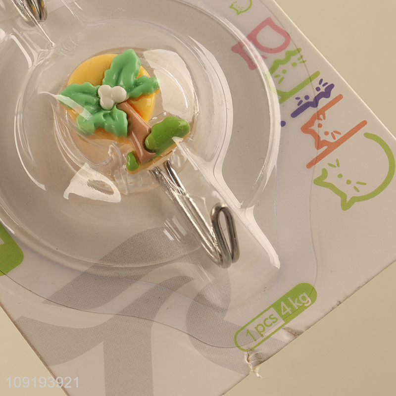 Popular Product 2PCS Cute Utility Hooks Adhesive Towel Hooks for Hanging