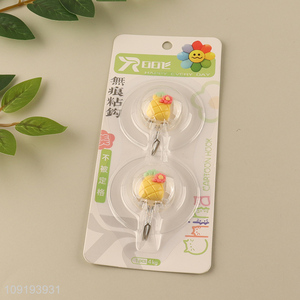 Online Wholesale 2PCS Cute Utility Hooks Adhesive Hooks for Hanging Towel