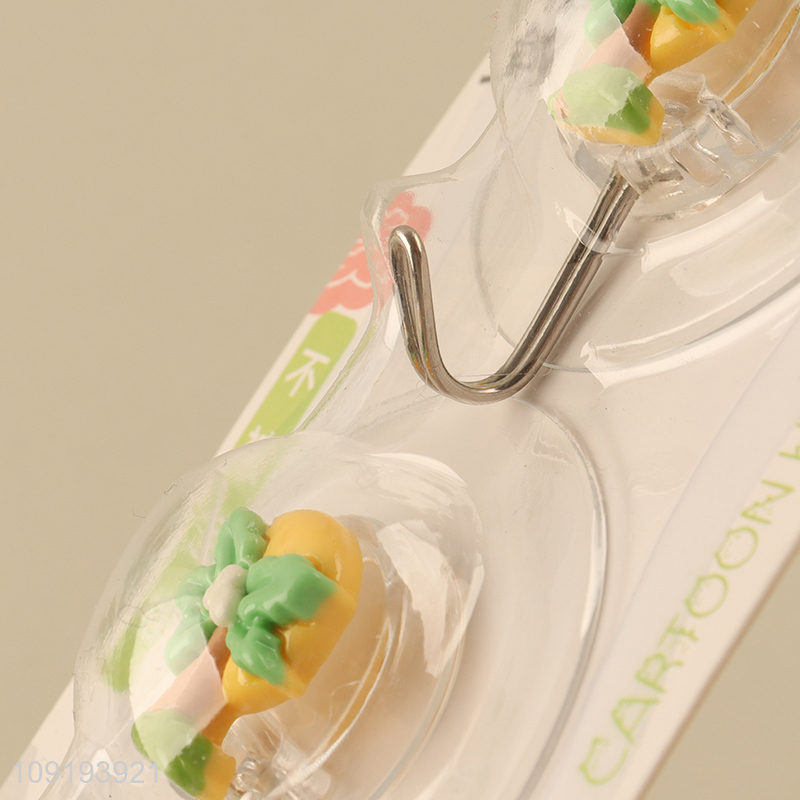 Popular Product 2PCS Cute Utility Hooks Adhesive Towel Hooks for Hanging