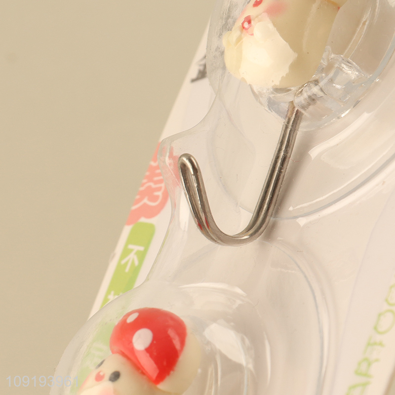 Hot Selling 2PCS Cute Adhesive Hooks Decorative Towel Coat Key Hooks