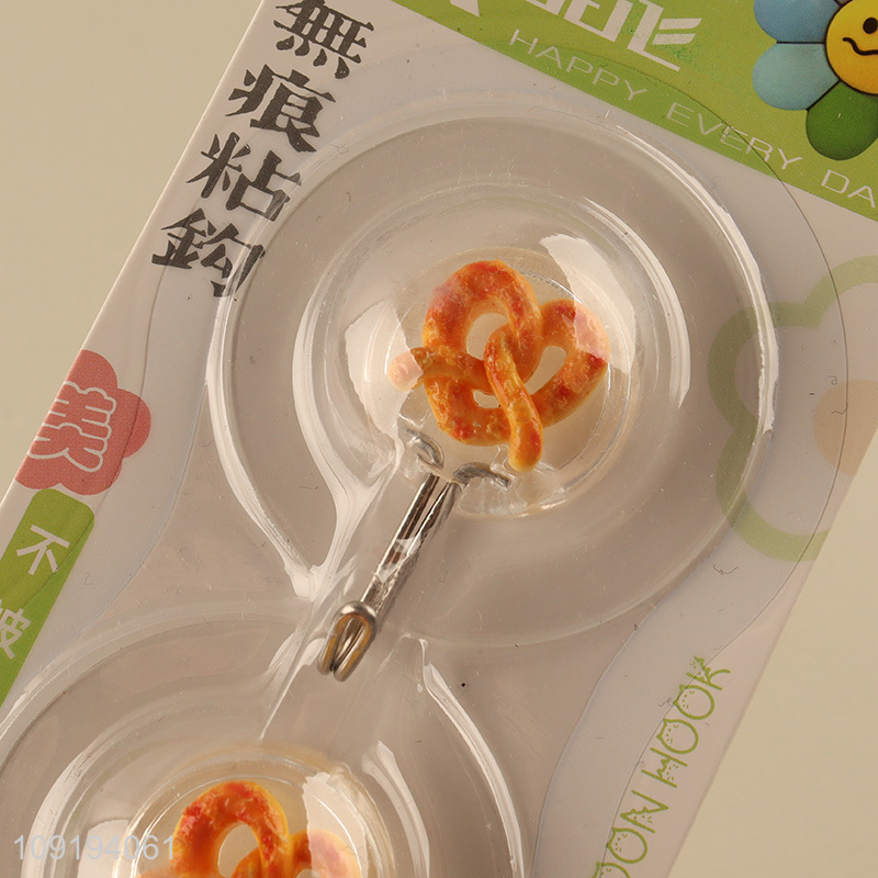 Hot Selling 2PCS Cute Utility Hooks Adhesive Hooks for Hanging Towel