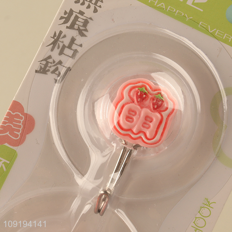 Good Quality 2PCS Cute Hooks Heavy Duty Adhseive Hooks for Kitchen
