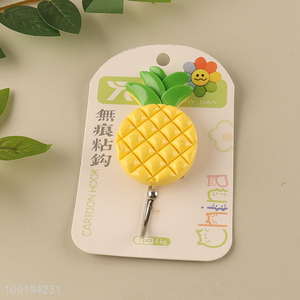 High Qualuty 1PC Pineapple Adhesive Wall Hooks Heavy Duty Utility Hooks