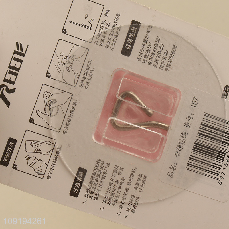 Factory Price 1PC Fun Wall Hooks Strong Adhesive Hooks for Hanging