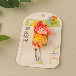 Factory Price 1PC Cute Wall Hooks Adhesive Hooks Sticky Wall Hooks
