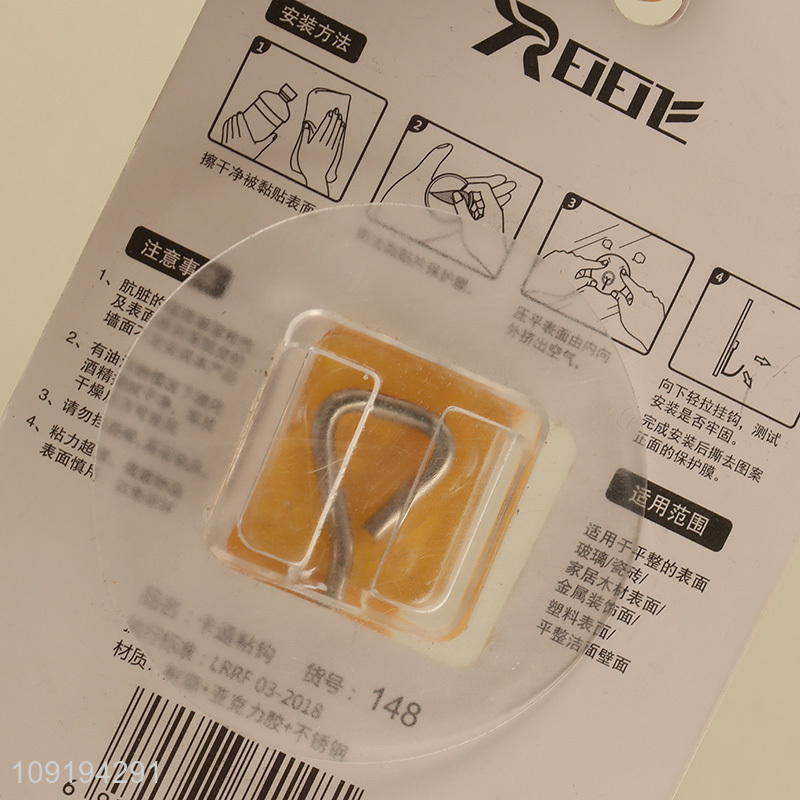 Factory Price 1PC Cute Wall Hooks Adhesive Hooks Sticky Wall Hooks