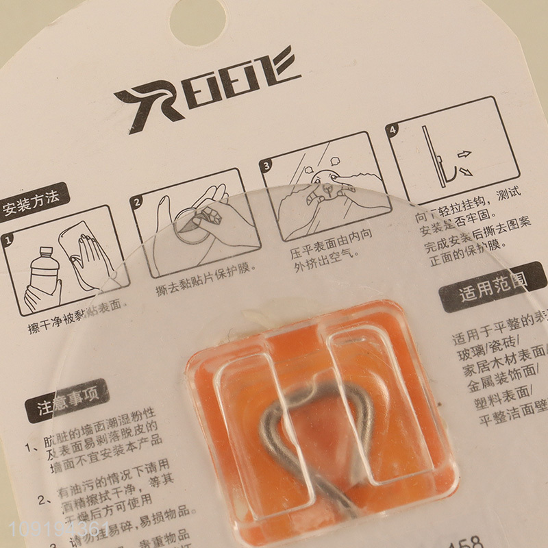 Hot Selling 1PC Cute Adhesive Wall Hooks Heavy Duty Utility Hooks