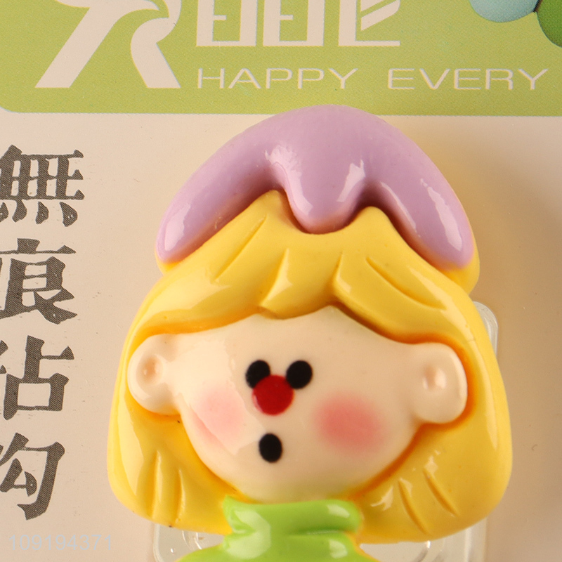 New Product 1PC Cute Adhesive Wall Hooks Utility Hooks for Bathroom