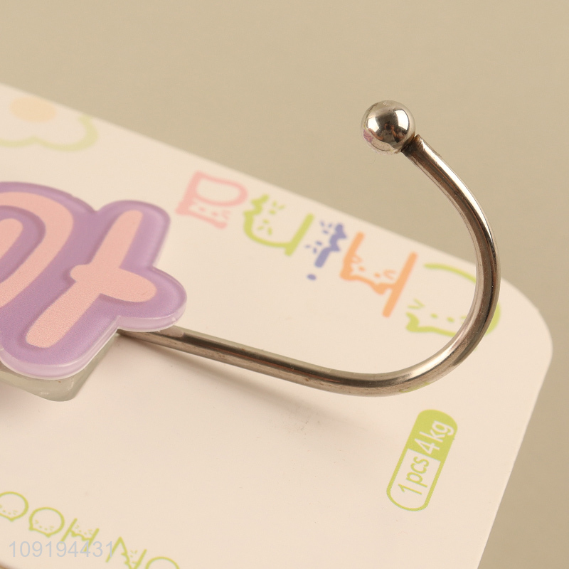 High Quality 1PC Chinese Character Hooks Adhesive Hooks Coat Key Hooks