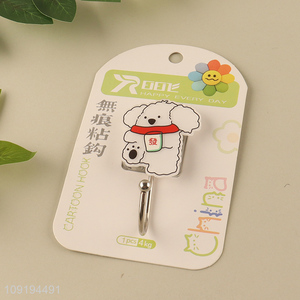 Factory Price 1PC Cute Dog Wall Hooks Strong Adhesive Decorative Hooks