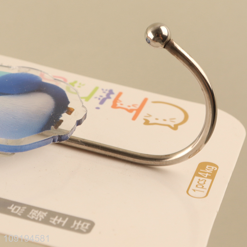 High Quality 1PC Cute Penguin Hooks Adhesive Hooks for Hanging Towel