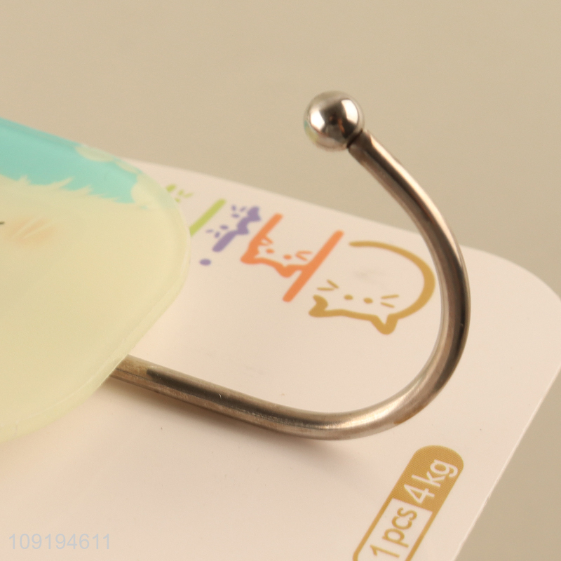 Factory Supply 1PC Cute Adhesive Hooks Decorative Towel Coat Key Hooks
