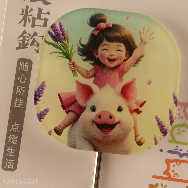 China Imports 1PC Cute Wall Hooks Strong Adhesive Towel Coat Hooks