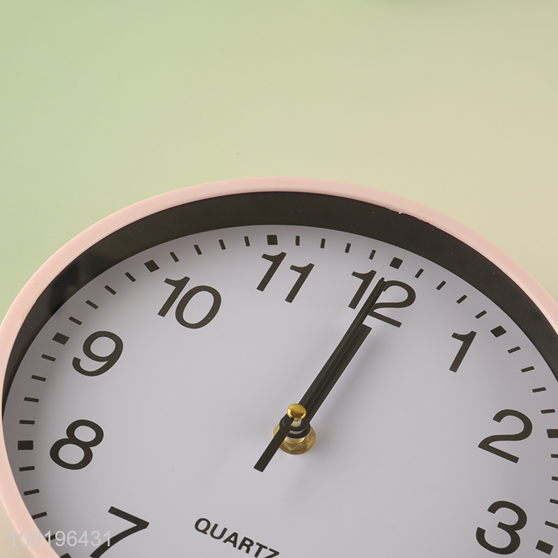 New Arrival Round Wall Clock Battery Operated Quartz Wall Clock