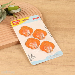 Hot items 4pcs household heavy duty sticky hook wall hook set
