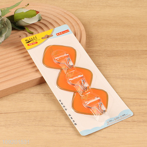 Popular products stainless steel 3pcs sticky hook wall hook set