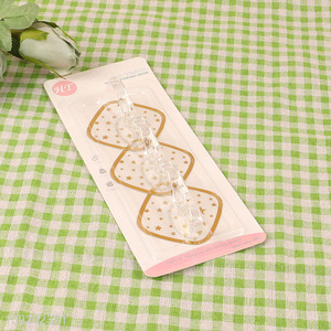 China supplier 3pcs household heavy duty sticky hook adhesive hook