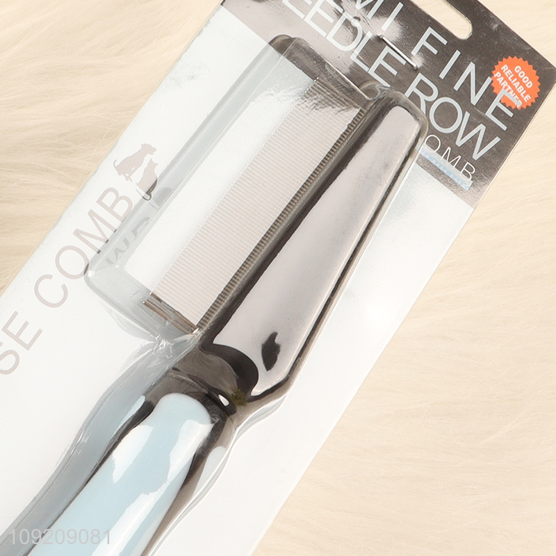 Best selling professional pets remove louse comb pet grooming tool wholesale