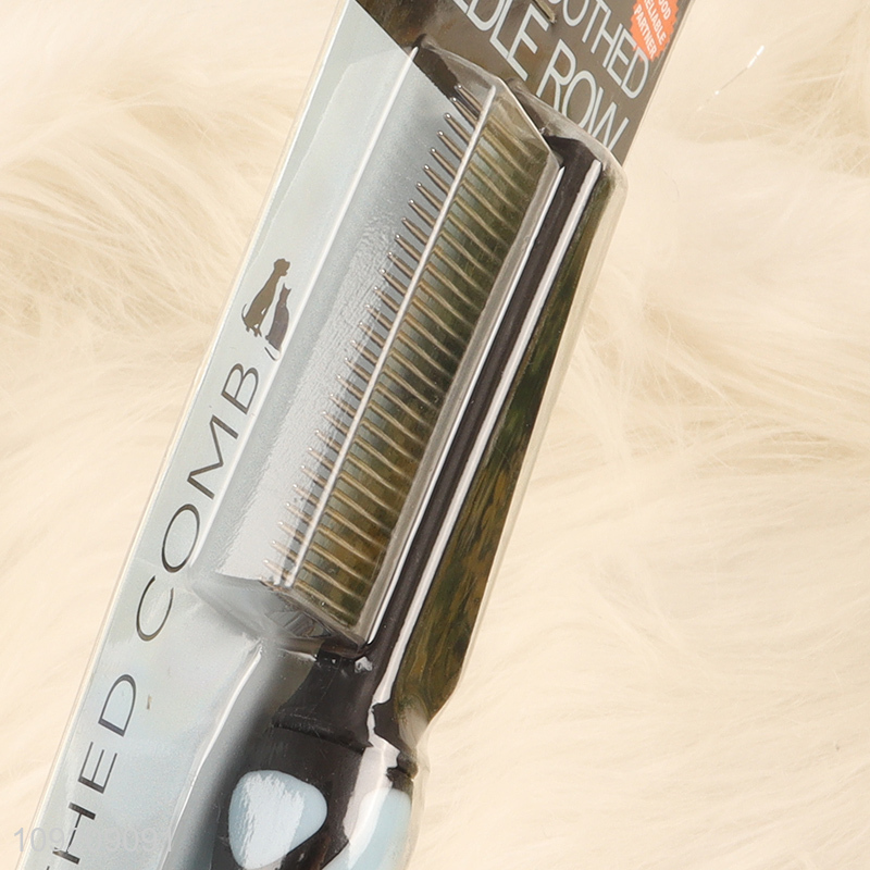 Top selling pet grooming tool pet wide teeth comb wholesale
