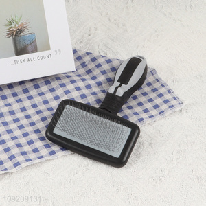 Best sale rectangle massage comb pet grooming tool wholesale