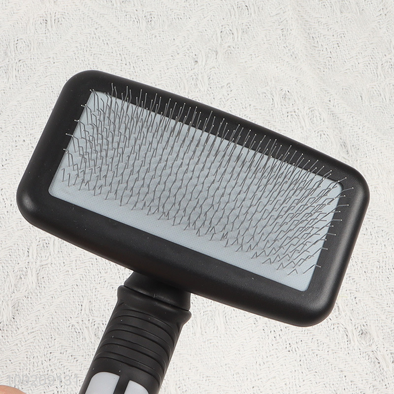 Best sale rectangle massage comb pet grooming tool wholesale