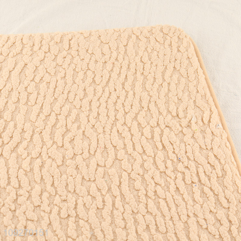 China factory rectangle non-slip floor mat door mat for household