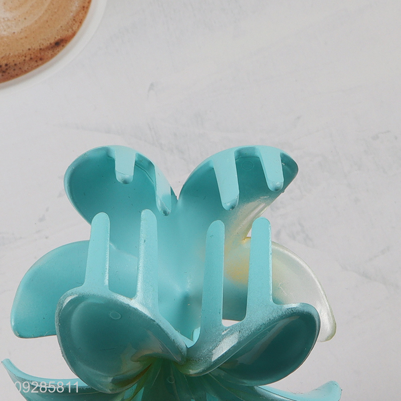 Good selling flower shape hair claw clips hair accessories