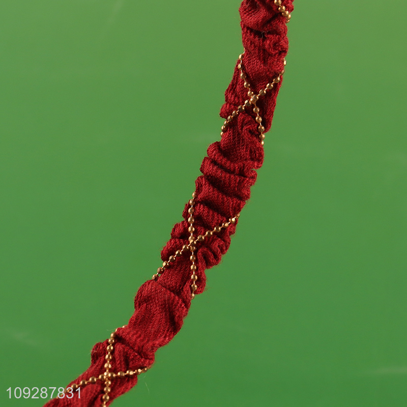 Yiwu market red fashion hair hoop hair accessories for girls