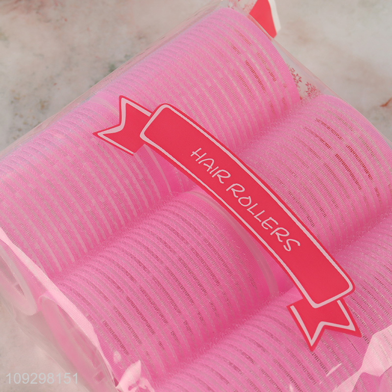 Hot products pink professional nylon hair roller set